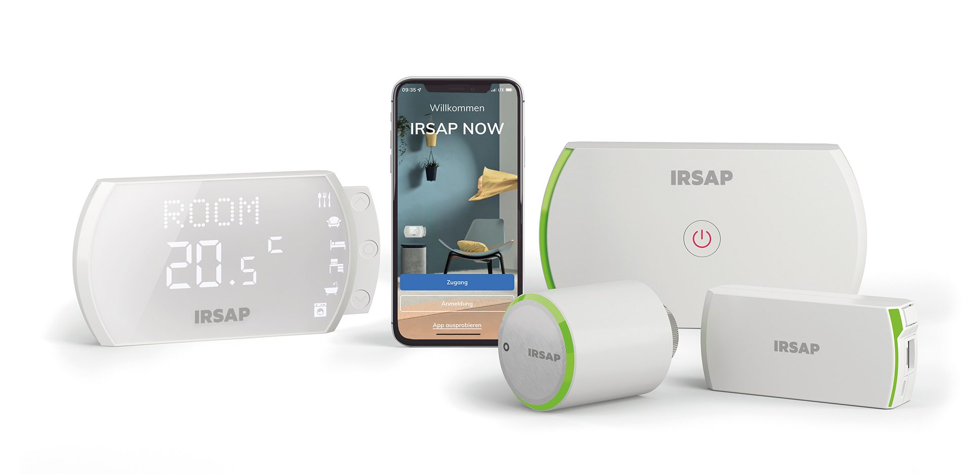 IRSAP NOW System - Intelligente Heizkörper-Regelung